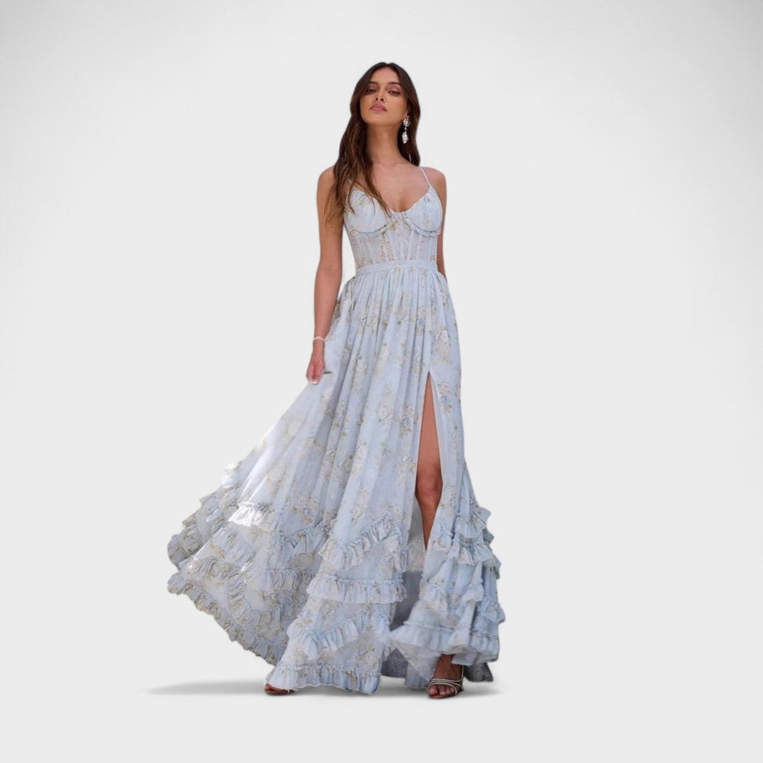 Florence - Robe longue bohème fendue