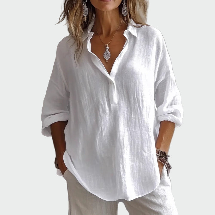 Blouse de style décontracté élégant