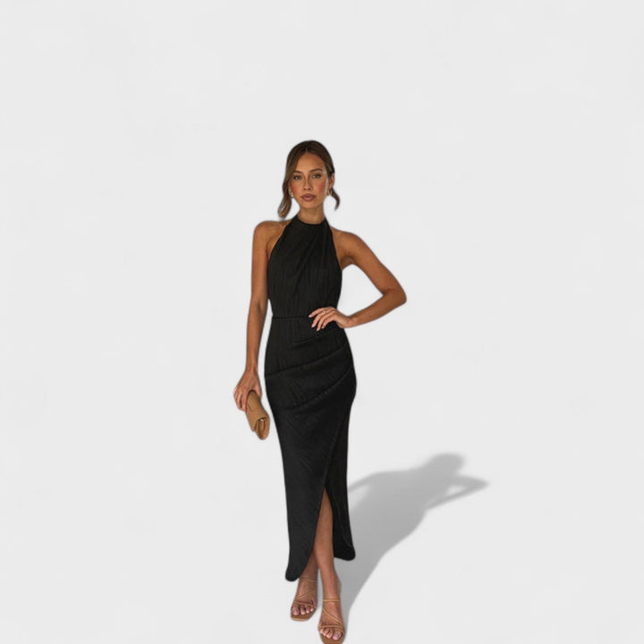 Camila - Robe longue plissée
