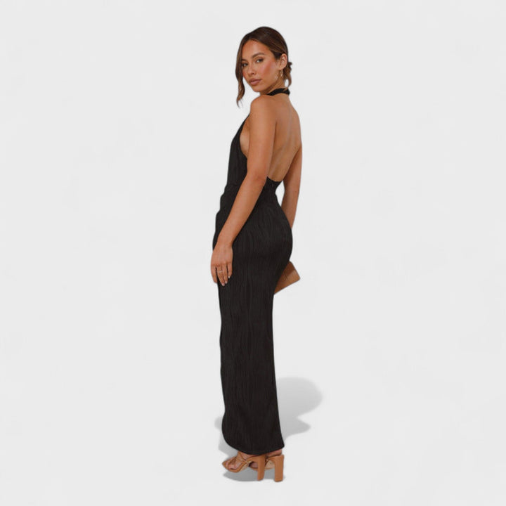 Camila - Robe longue avec plis