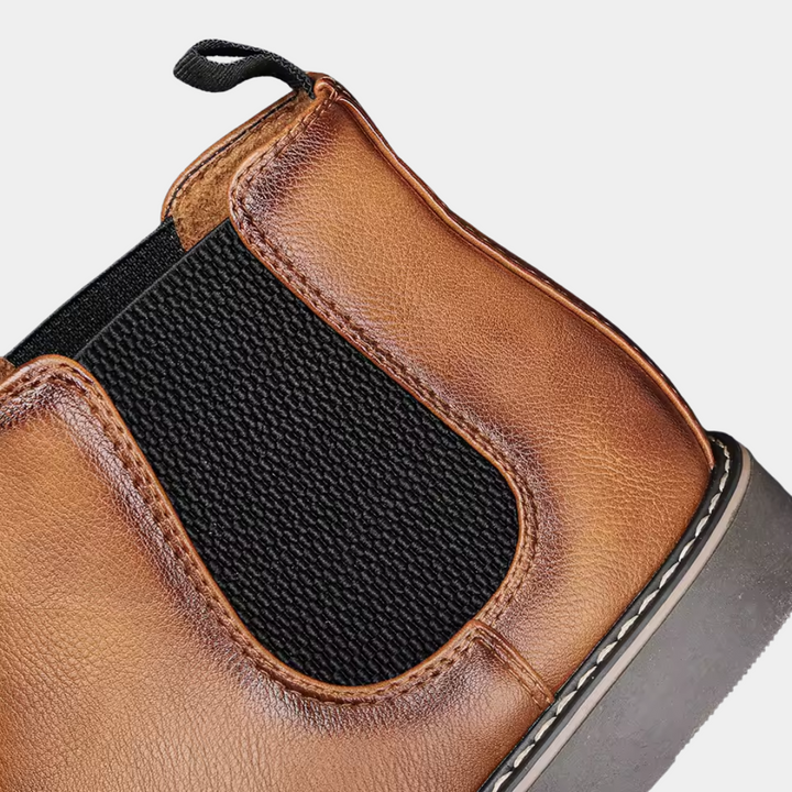 Dinis - Bottines Chelsea en Cuir