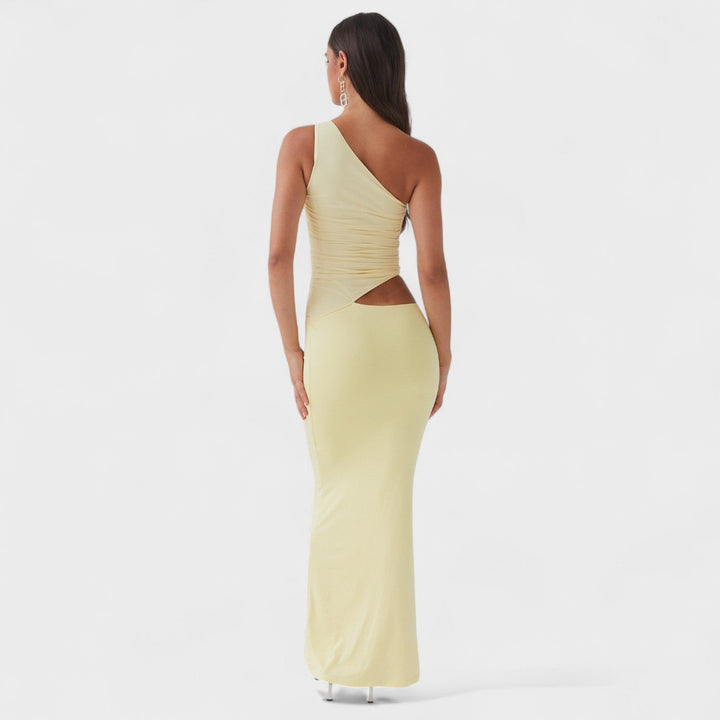 Serenela - Robe maxi asymétrique