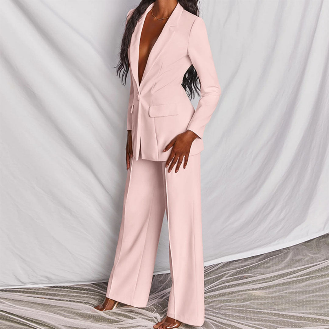 Lara - Blazer Élégant et Pantalons