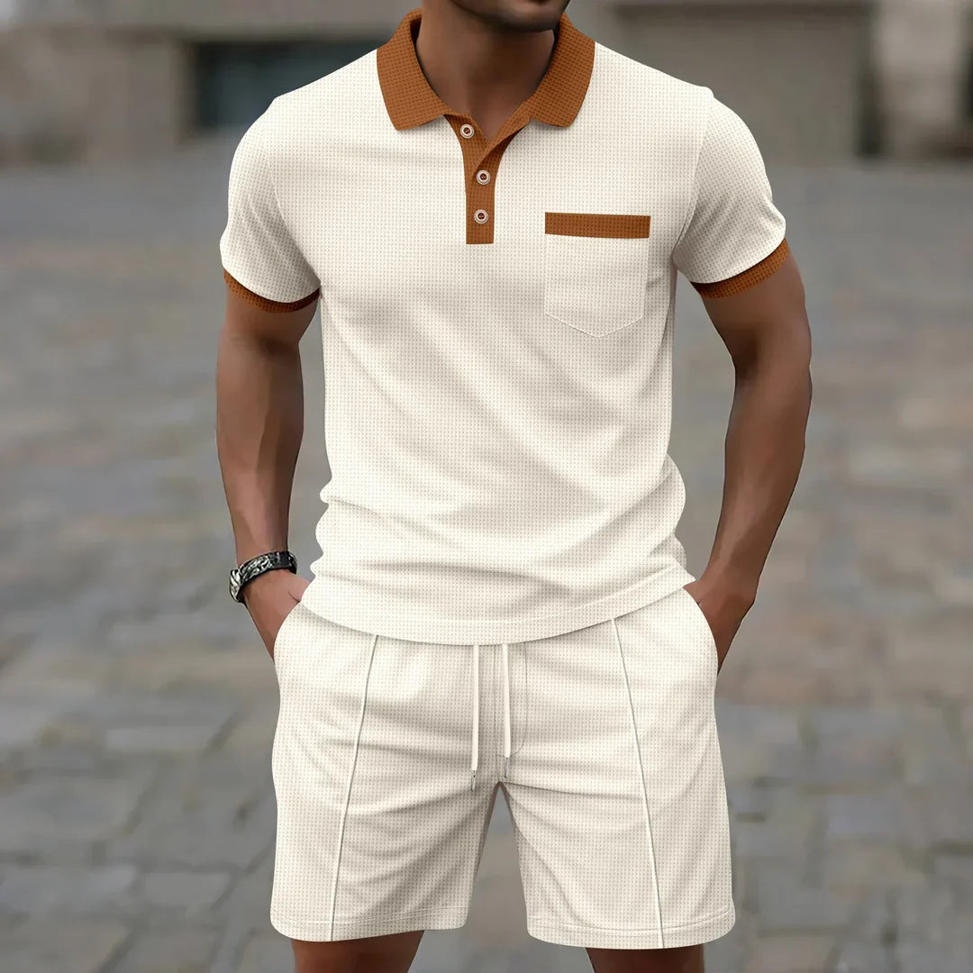 Ensemble Polo - Tissu Waffle