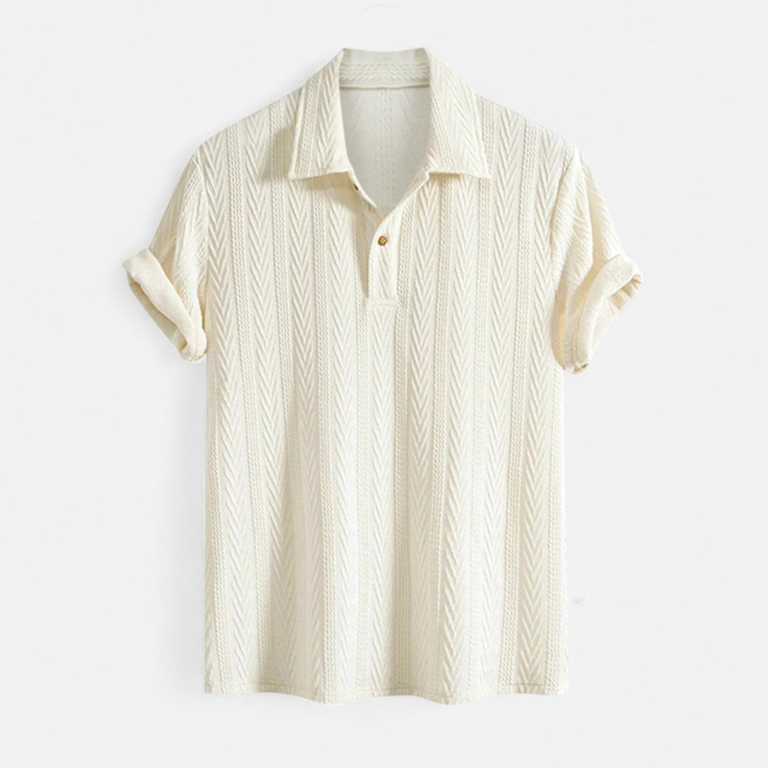 Polo - Col en Maille Jacquard