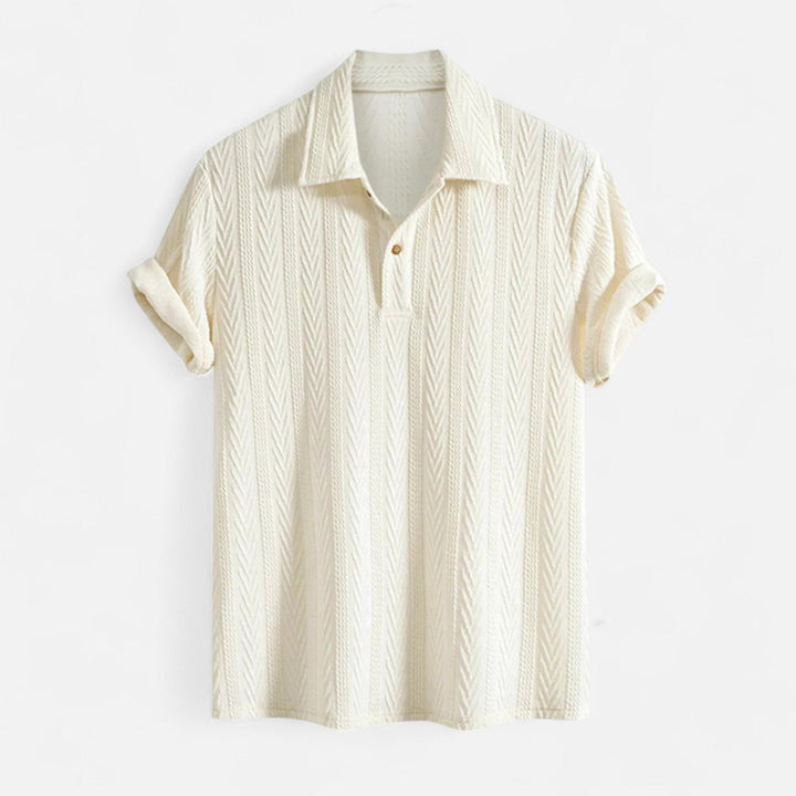 Polo - Col en Maille Jacquard