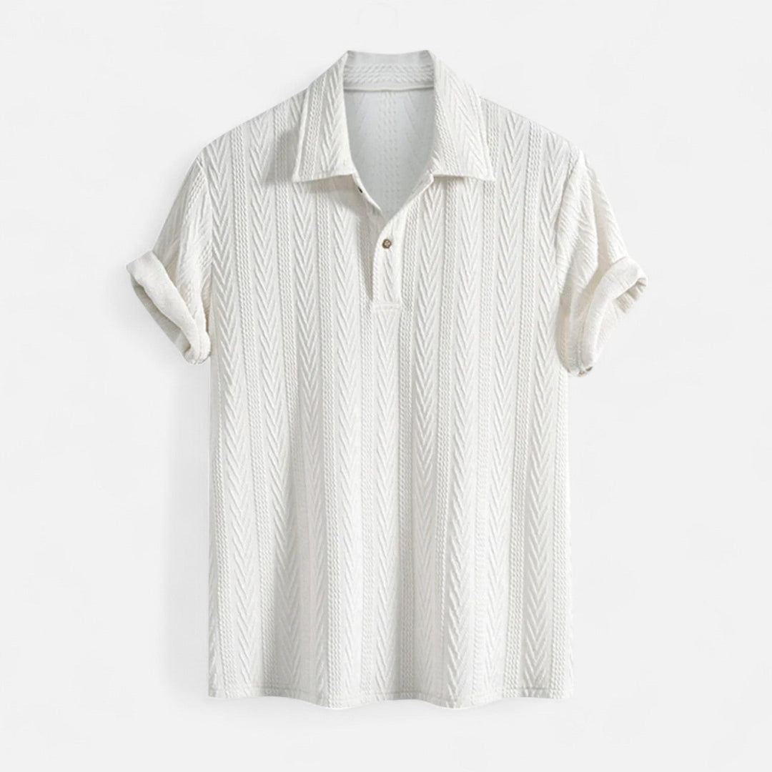 Polo - Col en Maille Jacquard