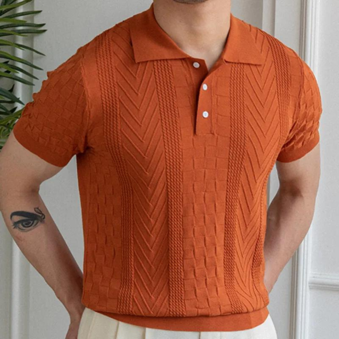 Polo - Mélange Texturé Jacquard