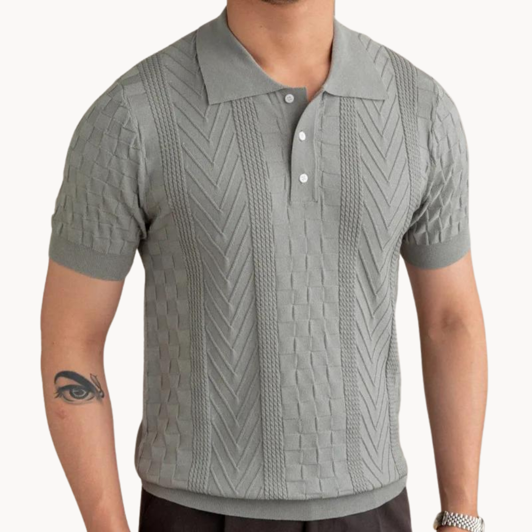 Polo - Mélange Texturé Jacquard