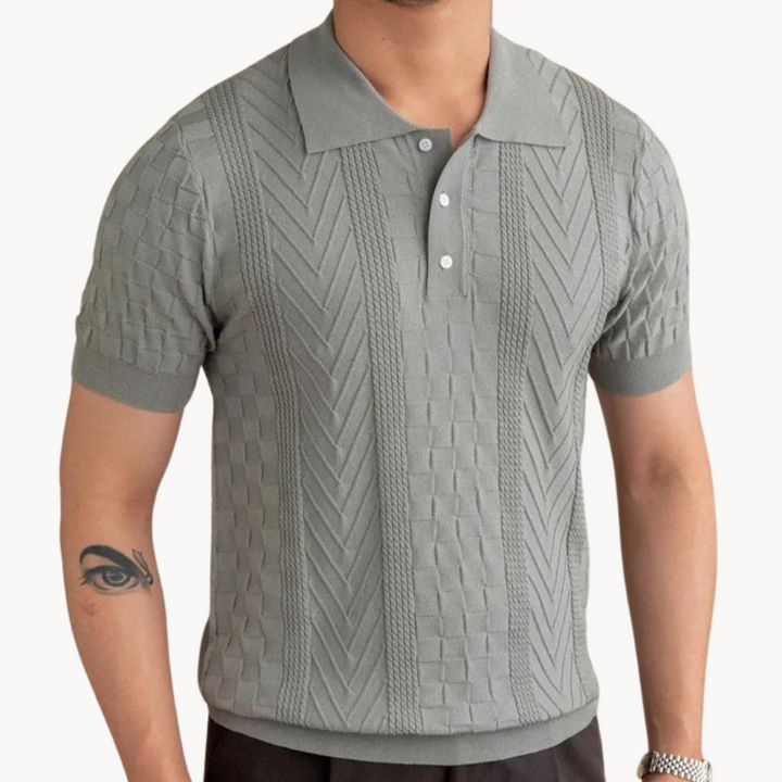 Polo - Mélange Texturé Jacquard