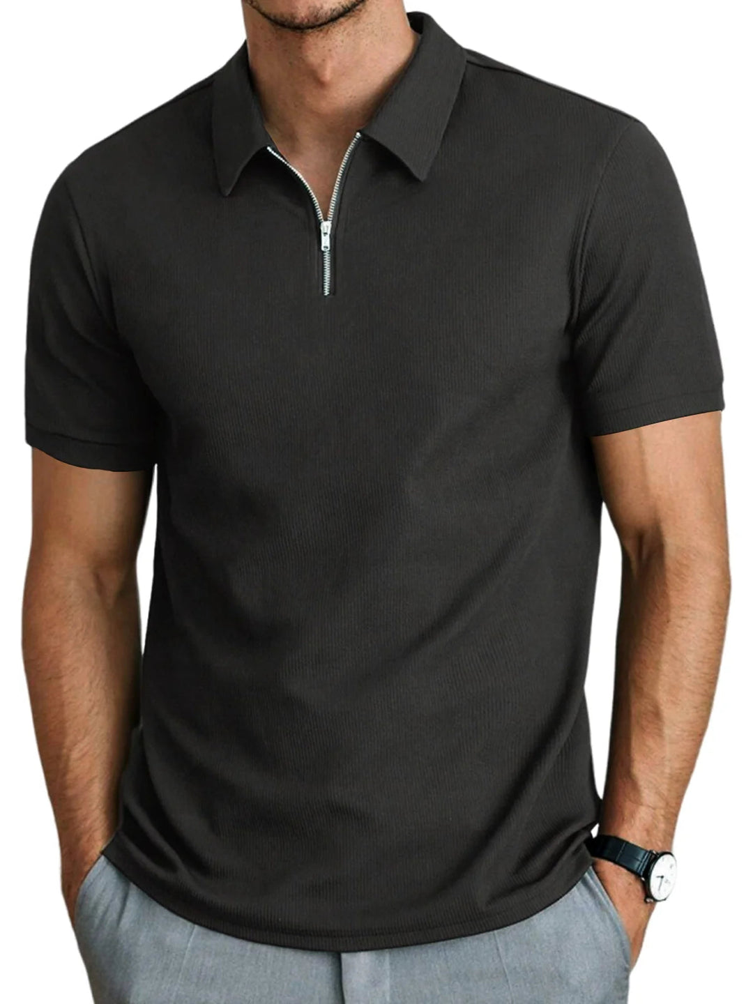 Chemise Polo - Mélange Léger Détendu