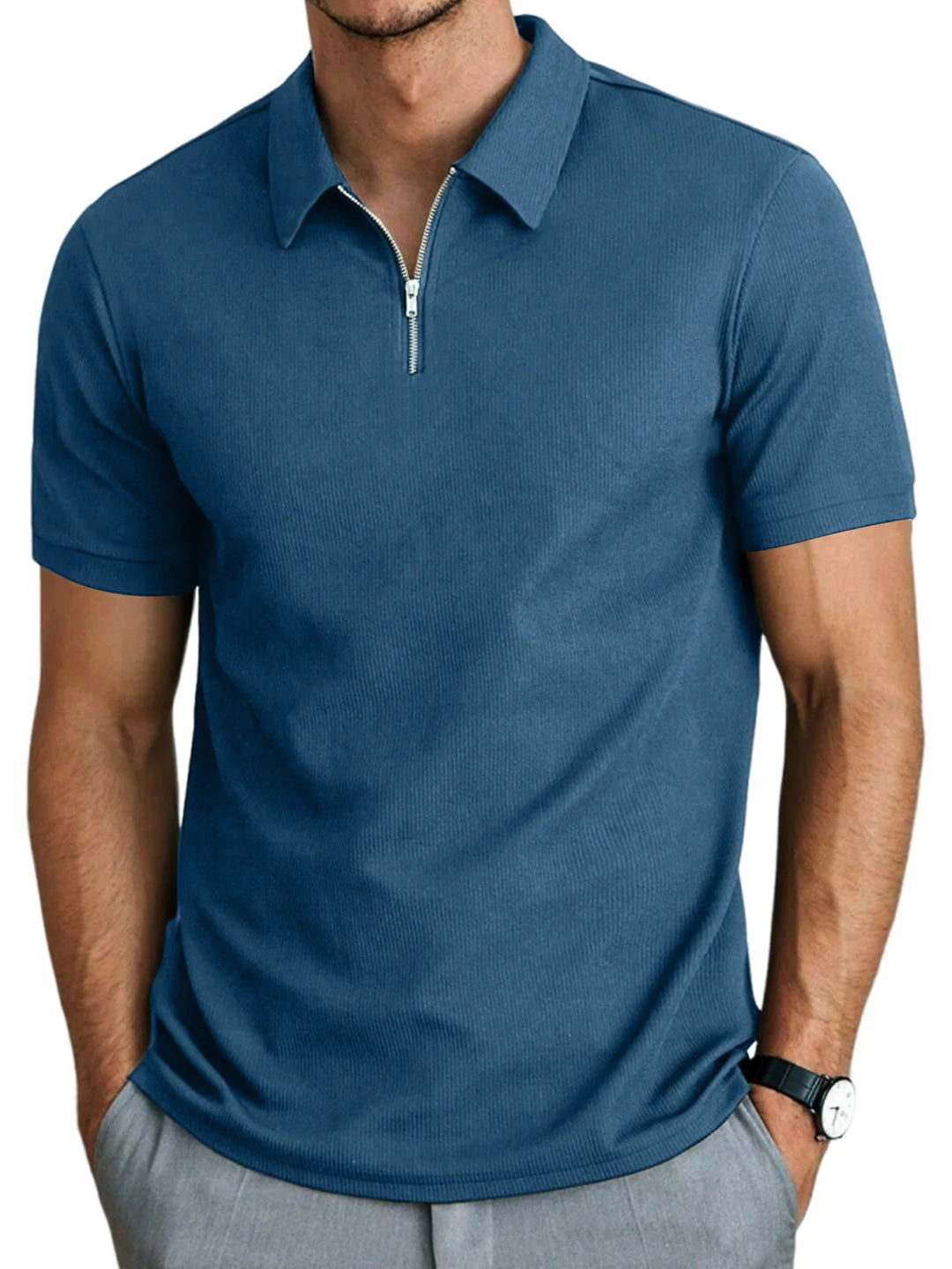 Chemise Polo - Mélange Léger Détendu