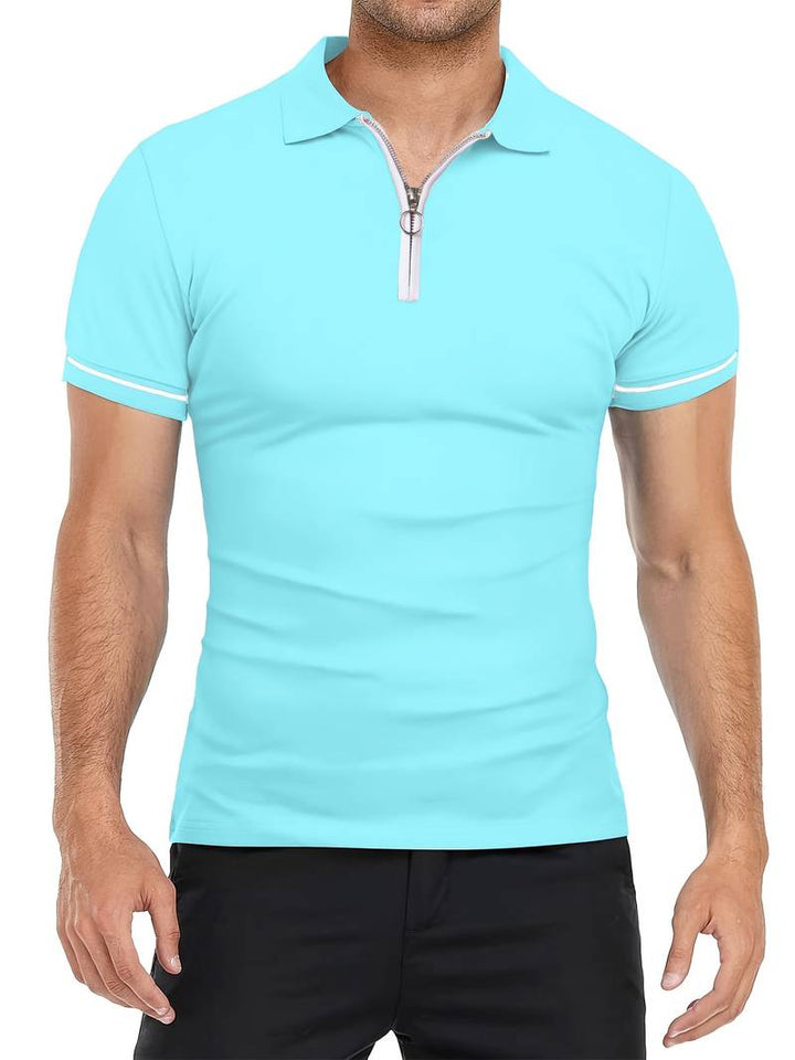 Chemise Polo - Col avec Fermeture Éclair Respirant