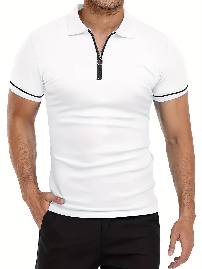 Chemise Polo - Col avec Fermeture Éclair Respirant