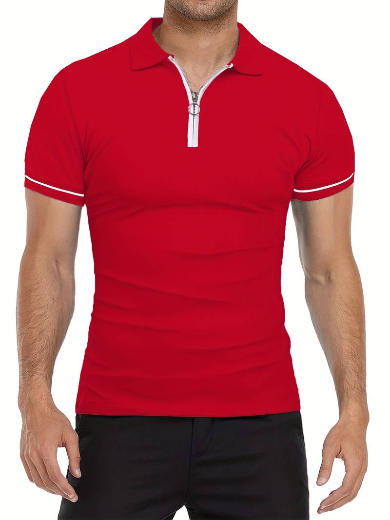 Chemise Polo - Col avec Fermeture Éclair Respirant