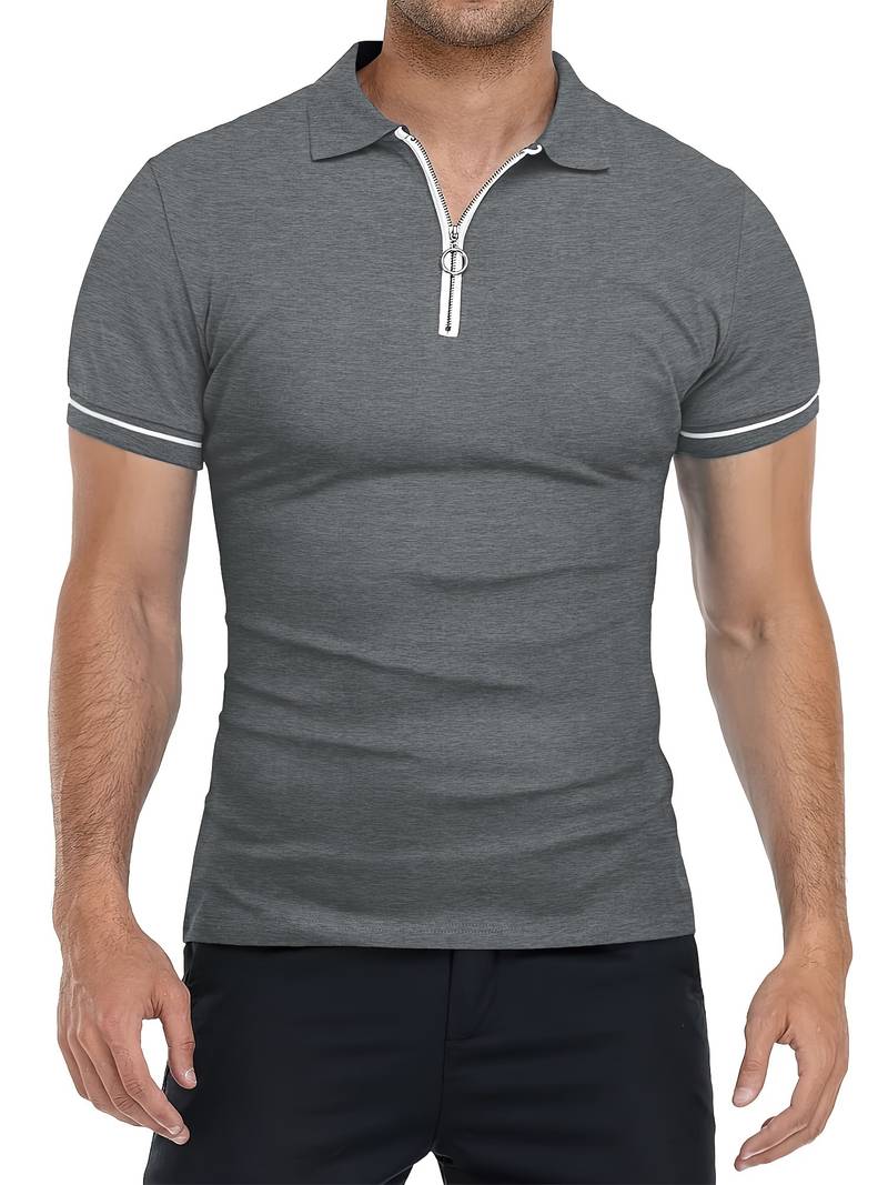Chemise Polo - Col avec Fermeture Éclair Respirant