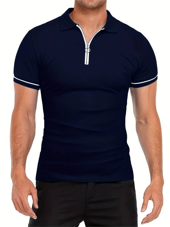 Chemise Polo - Col avec Fermeture Éclair Respirant