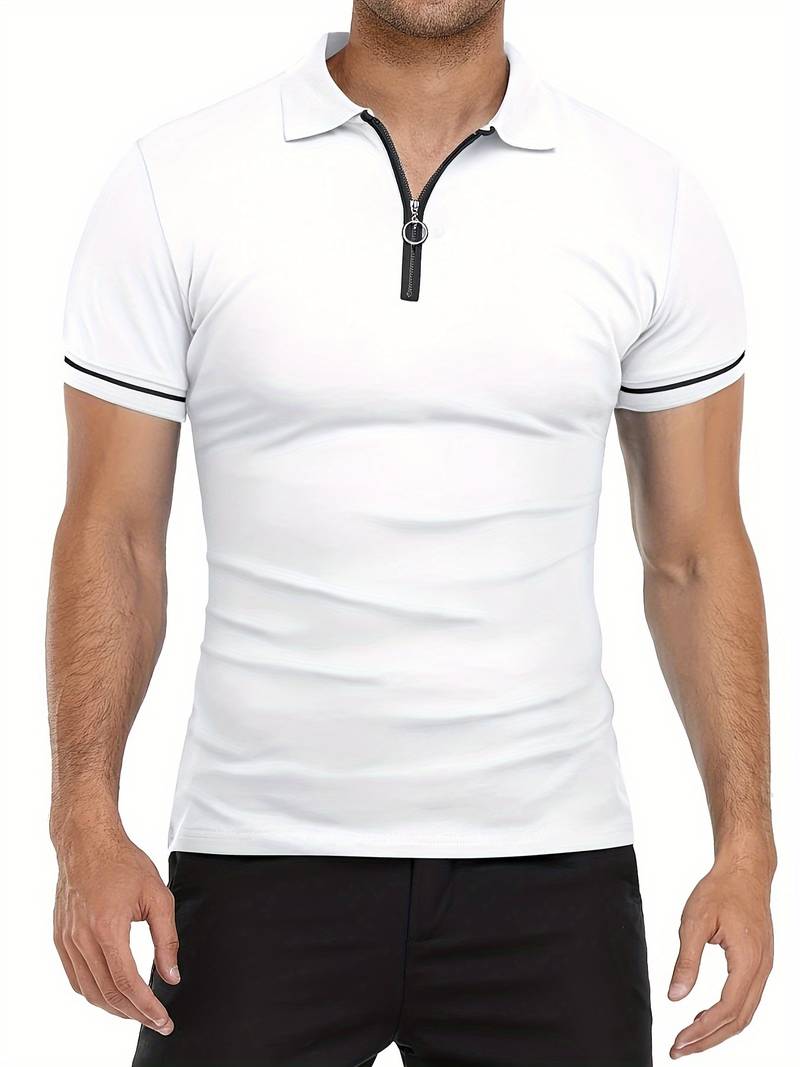 Chemise Polo - Col avec Fermeture Éclair Respirant