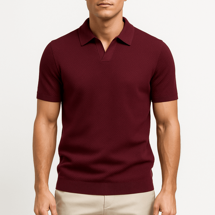 Chemise Polo en Polyester - Texturée