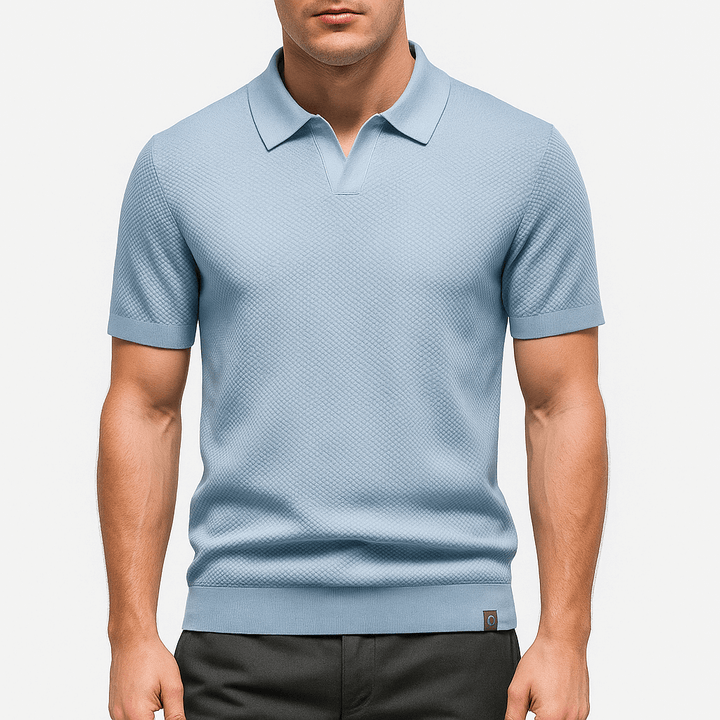 Chemise Polo en Polyester - Texturée