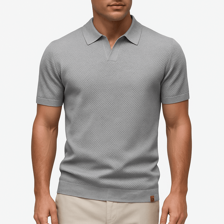 Chemise Polo en Polyester - Texturée