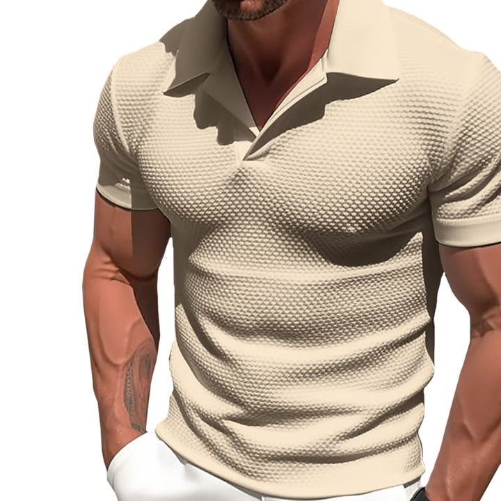 Polo en Mélange de Polyester - Fermeture Éclair