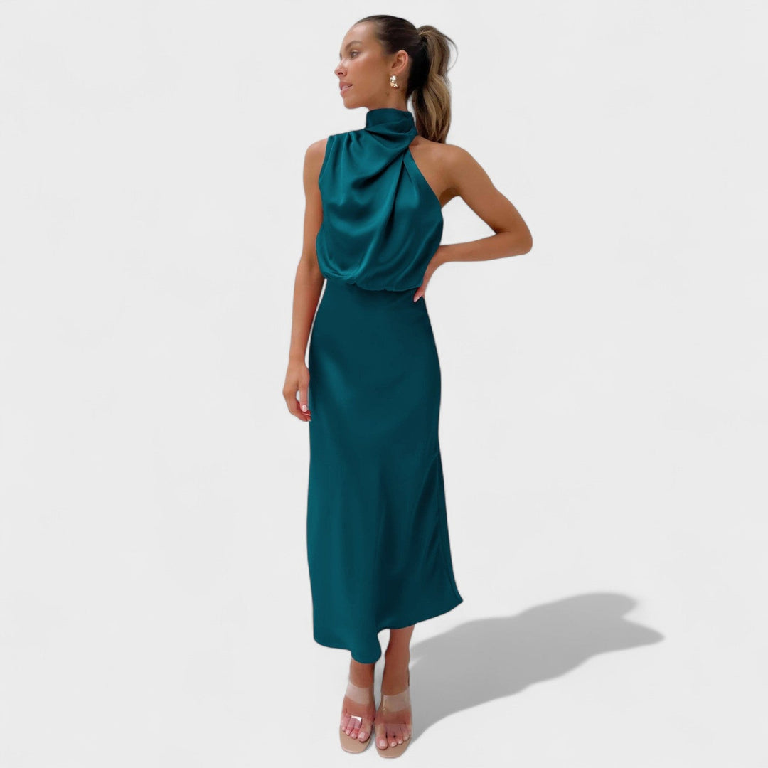 Alba - Robe Satin Élegance