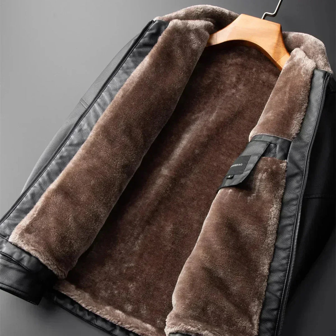 Lourenço - Veste en Cuir Cavalier