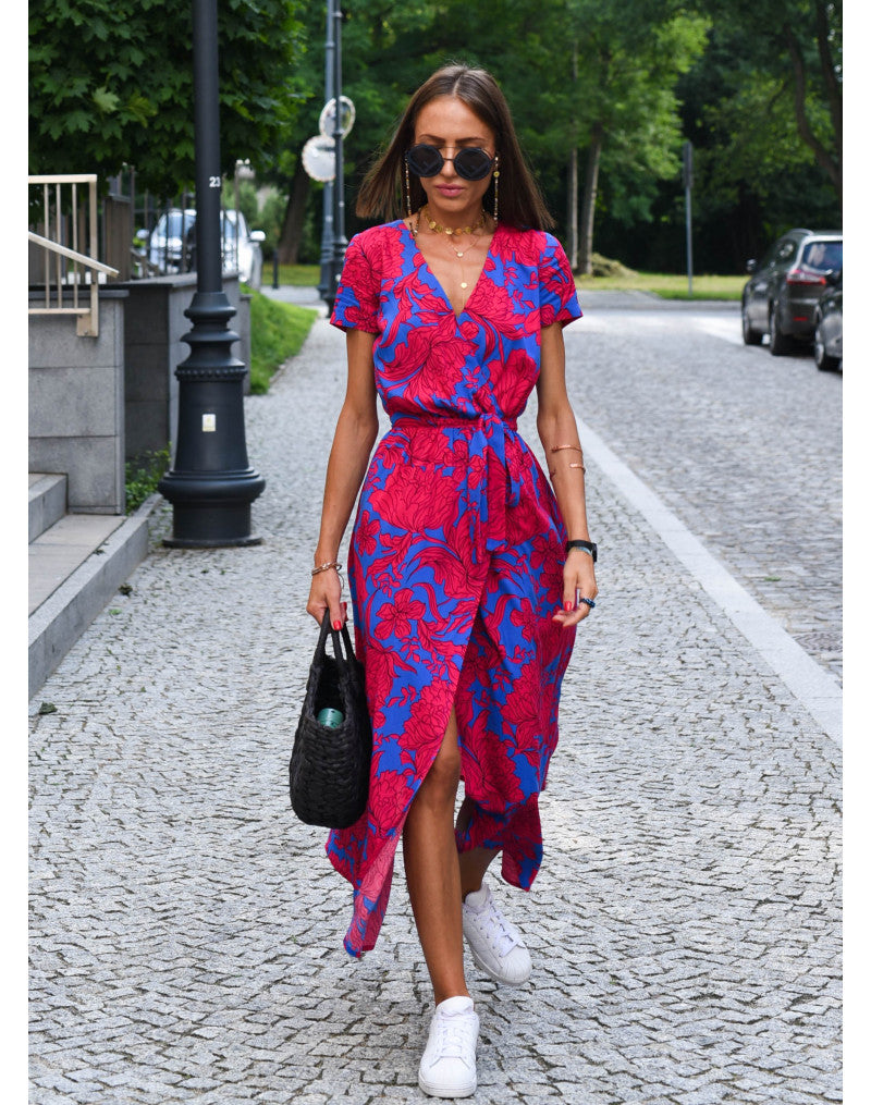 Amélia - Robe Midi Fleurie