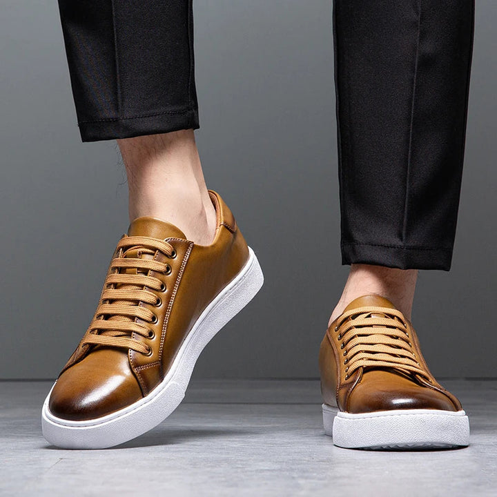 Gonçalo - Baskets en Cuir Italien
