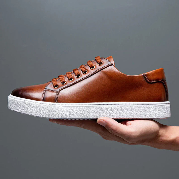 Gonçalo - Baskets en Cuir Italien