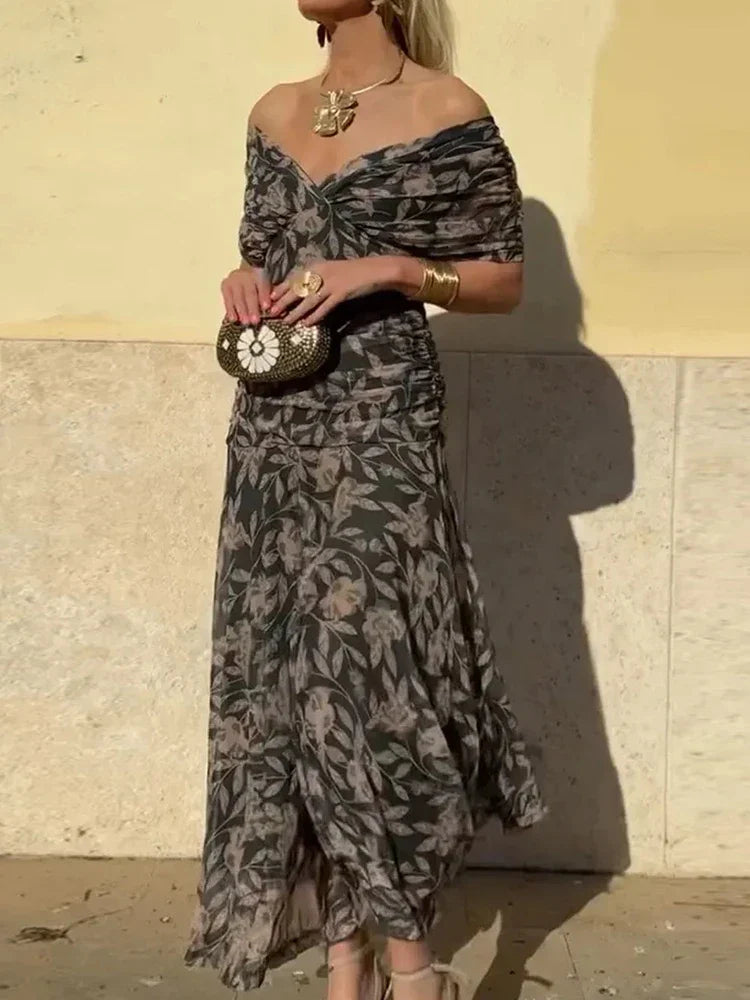Luana - Robe élégante avec décolleté en V