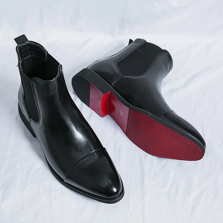 Hugo - Bottes Chelsea en Cuir
