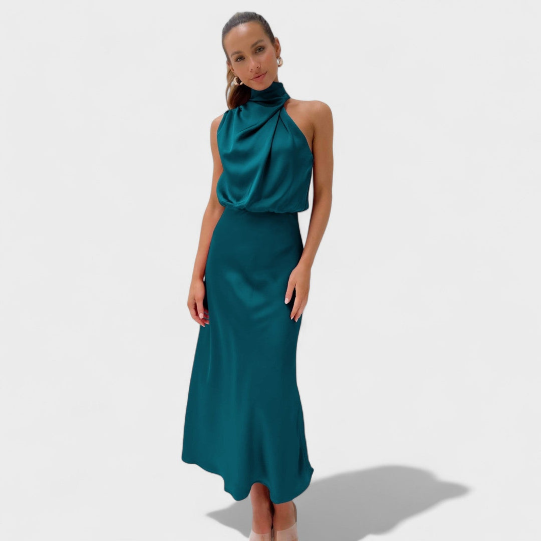 Alba - Robe Satin Élégance
