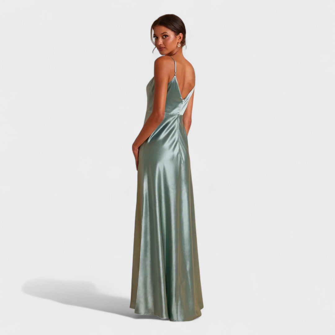 Lúcia - Robe longue Satin