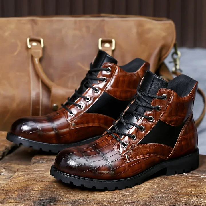 Afonso - Bottes en Cuir de Crocodile