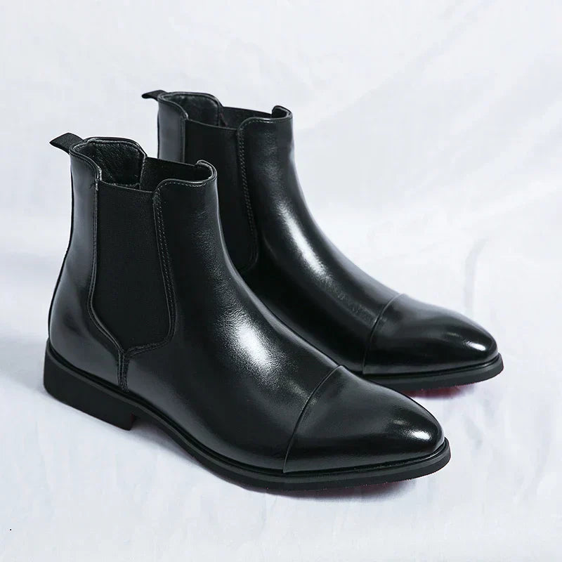Hugo - Bottes Chelsea en Cuir