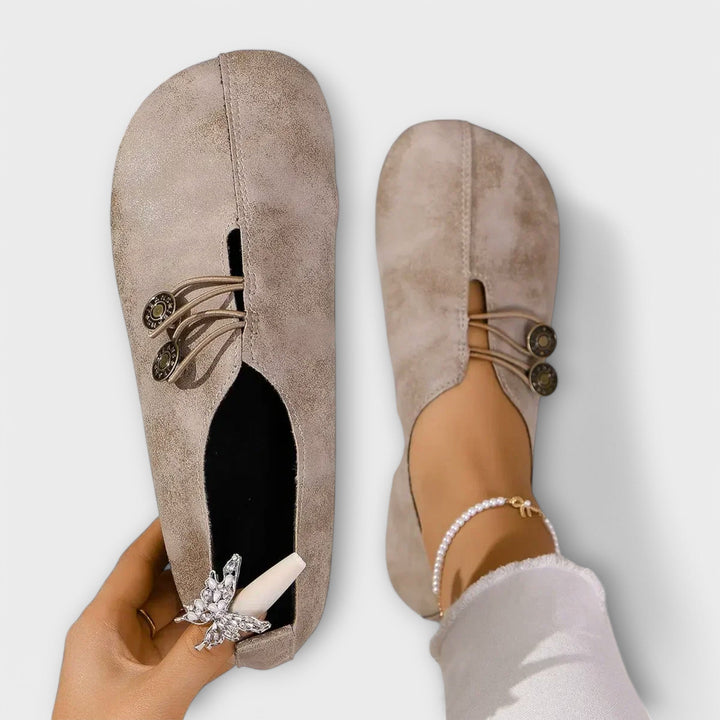 Ballerines en Cuir
