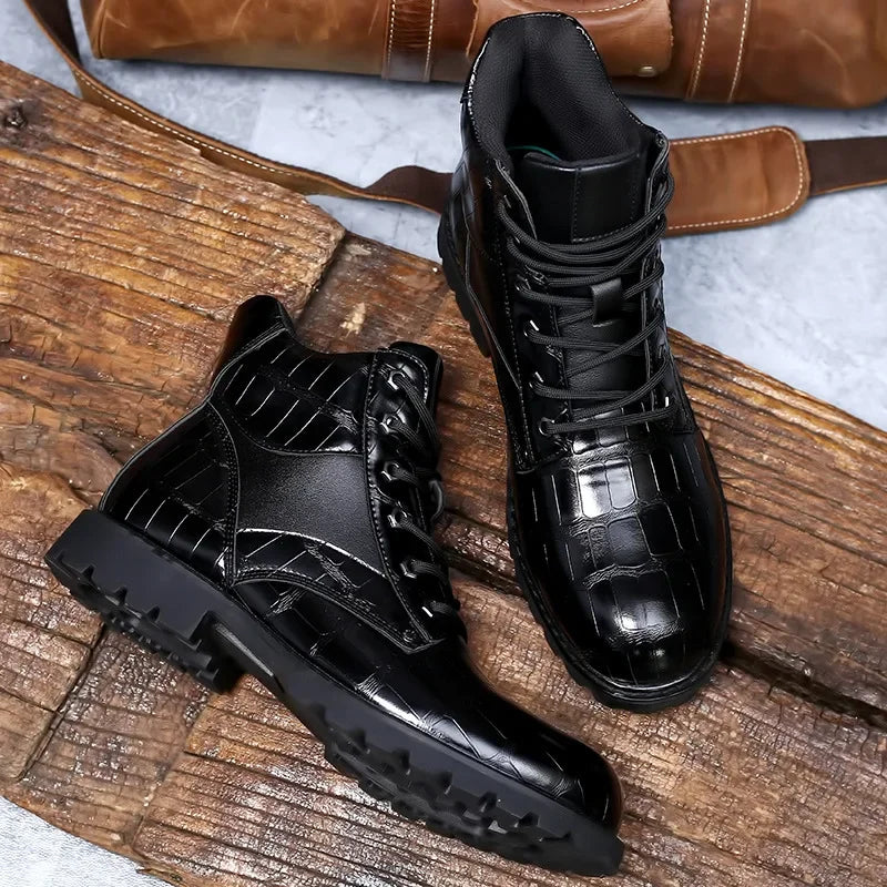 Afonso - Bottes en Cuir de Crocodile
