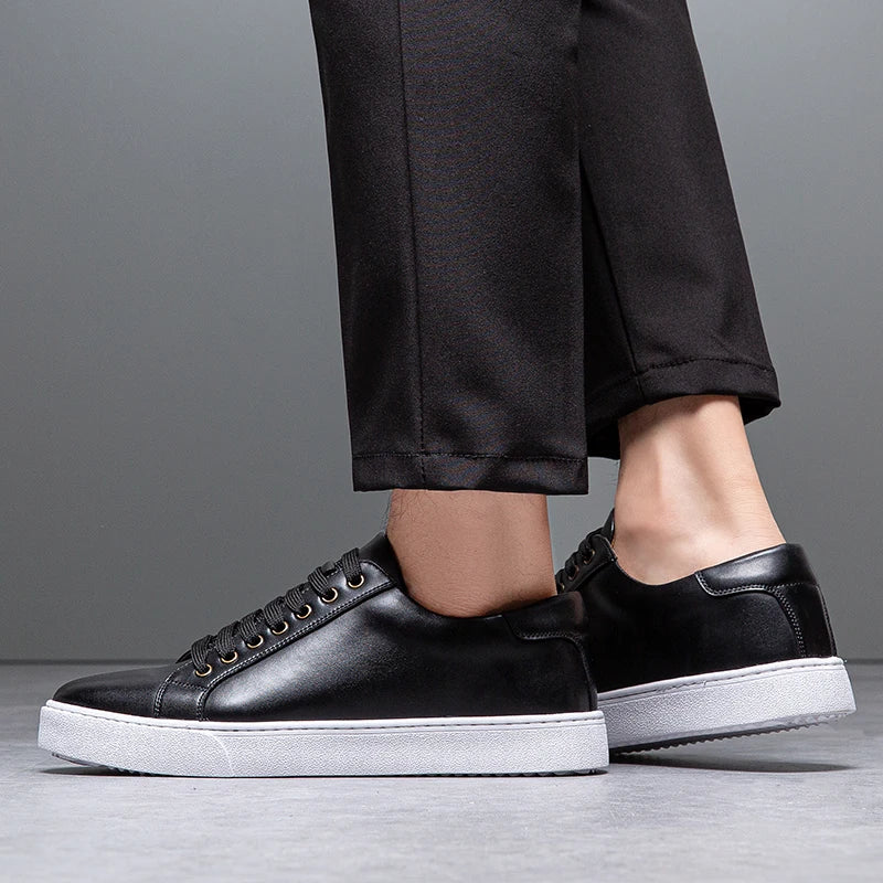 Gonçalo - Baskets en Cuir Italien