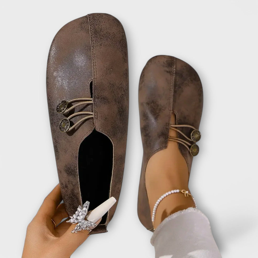 Ballerines en Cuir
