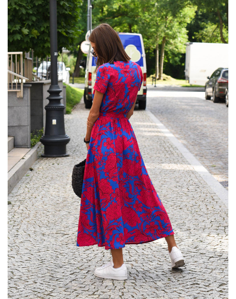 Amélia - Robe Midi Fleurie
