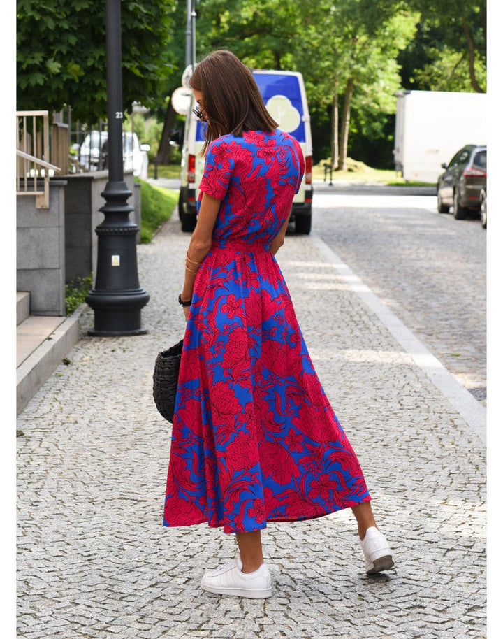 Amélia - Robe Midi Fleurie