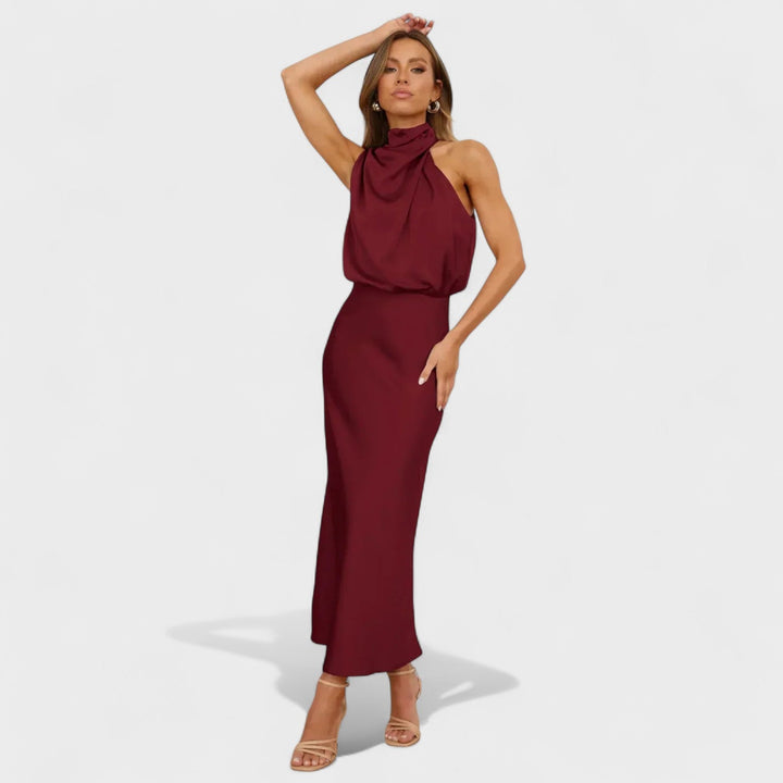 Alba - Robe Satin Élegance