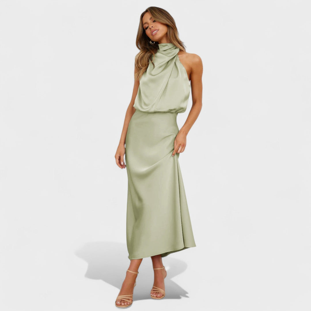 Alba - Robe Satin Élégance