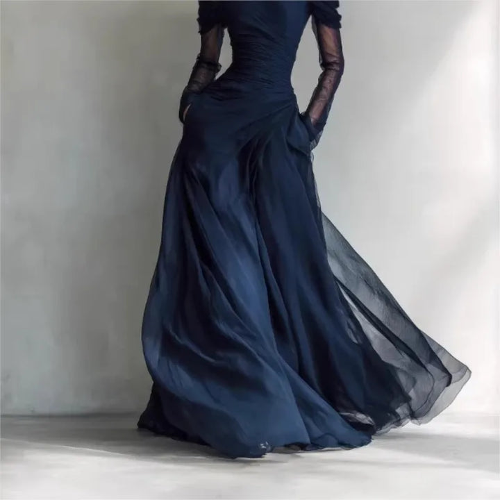Eleonora - Robe longue avec les épaules dénudées