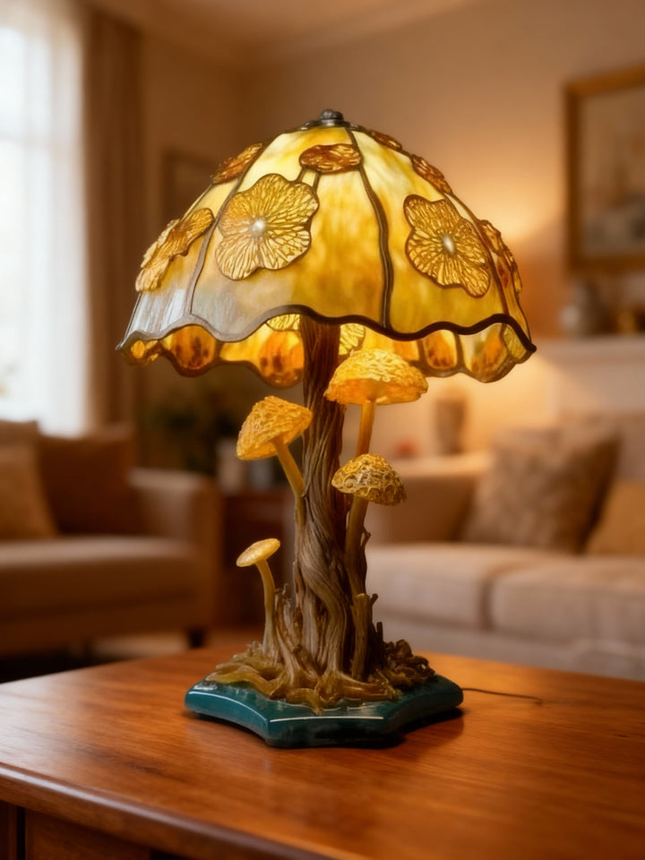 Lampe de Nuit en Forme de Champignon Fait Main