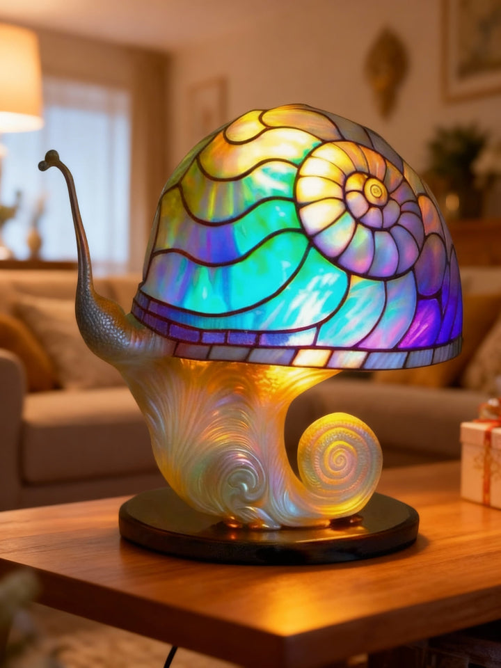 Lampe de Table en Forme de Escargot