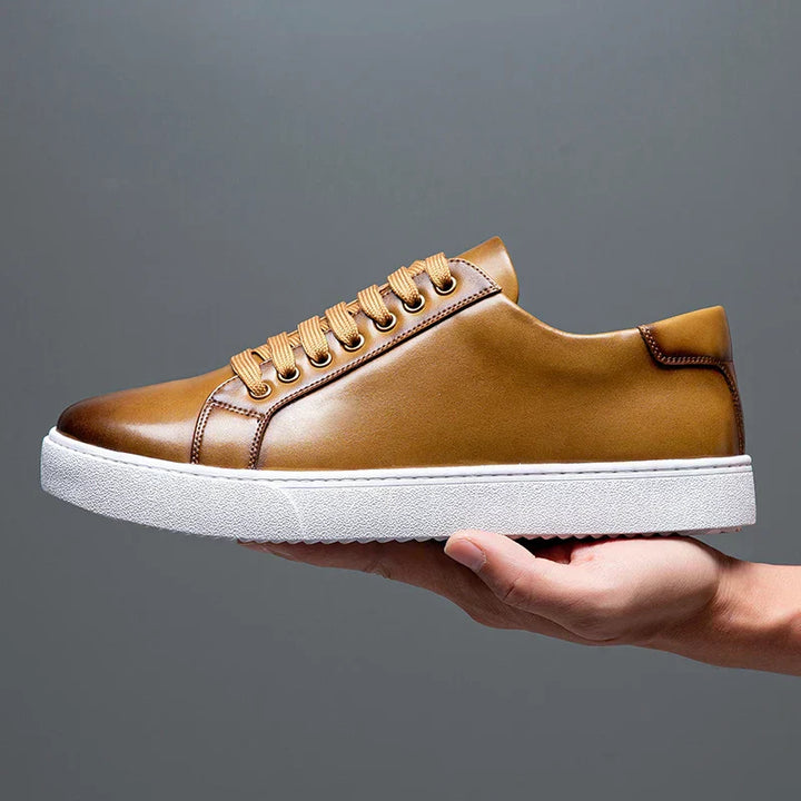 Gonçalo - Baskets en Cuir Italien
