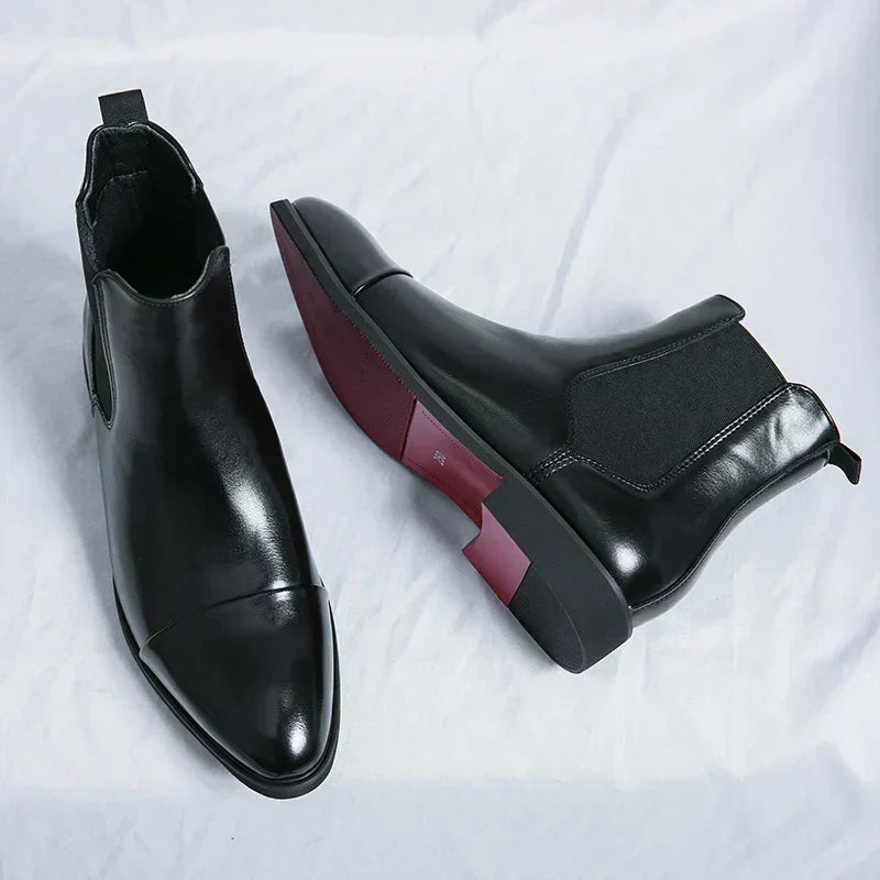 Hugo - Bottes Chelsea en Cuir